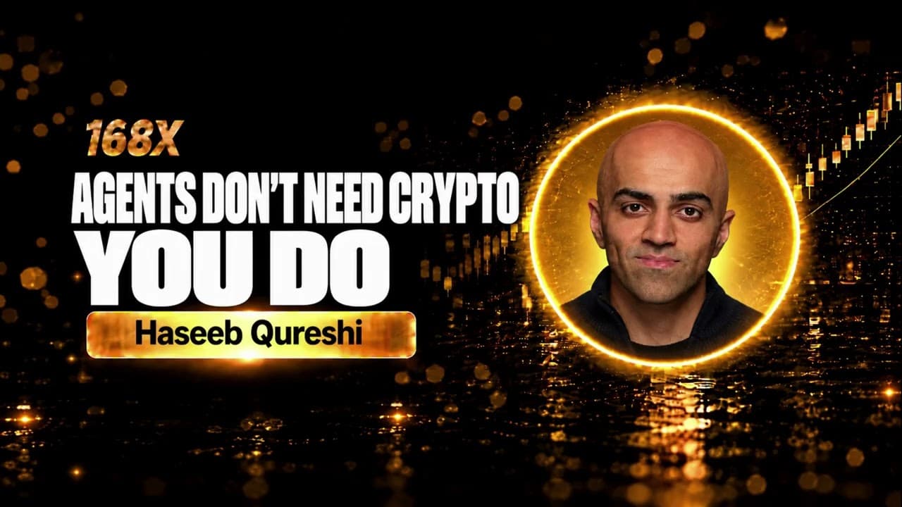 Haseeb：Agents 不需要 Crypto，人類才需要！