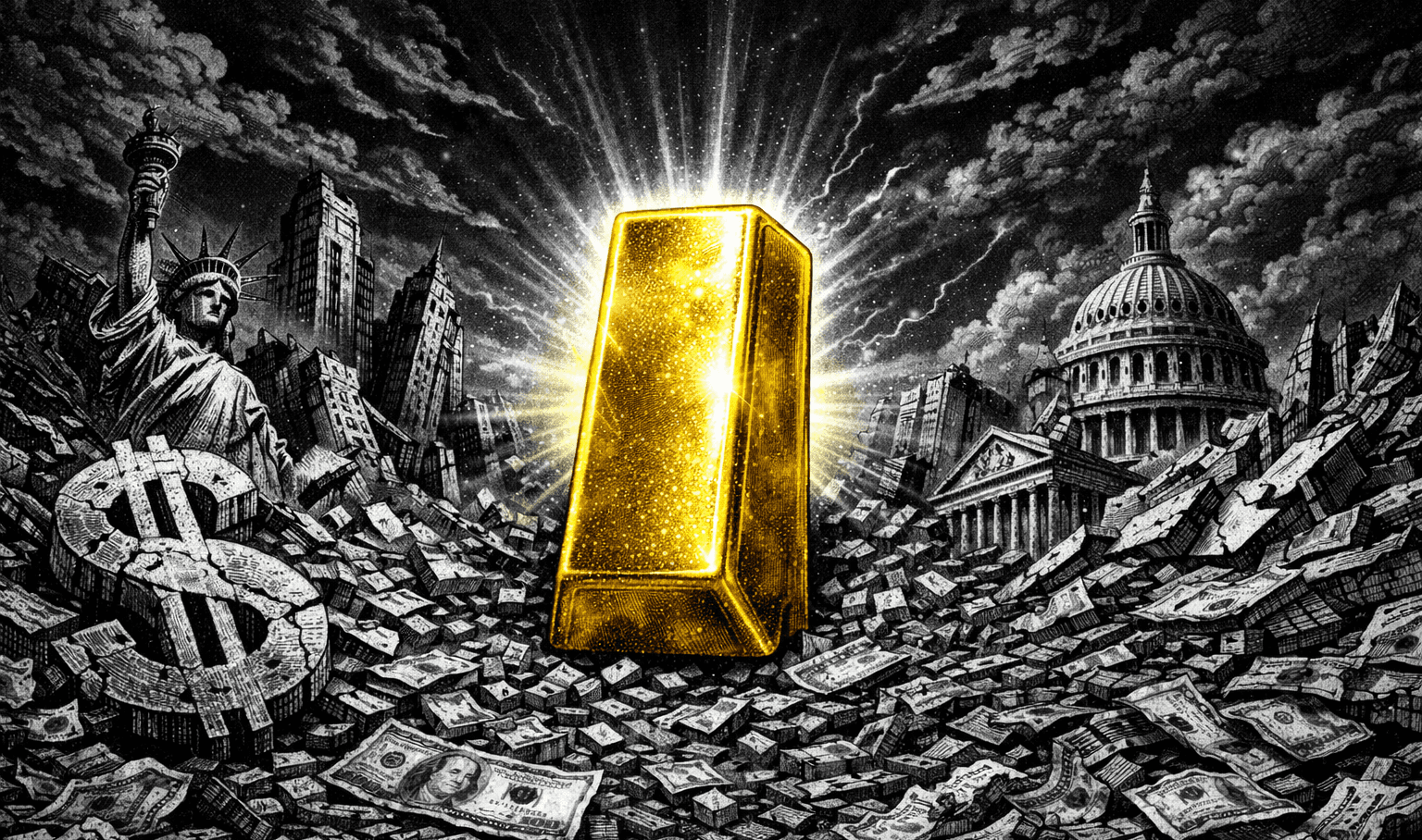黃金上看 10,000 美金:正在瓦解的世界貨幣秩序