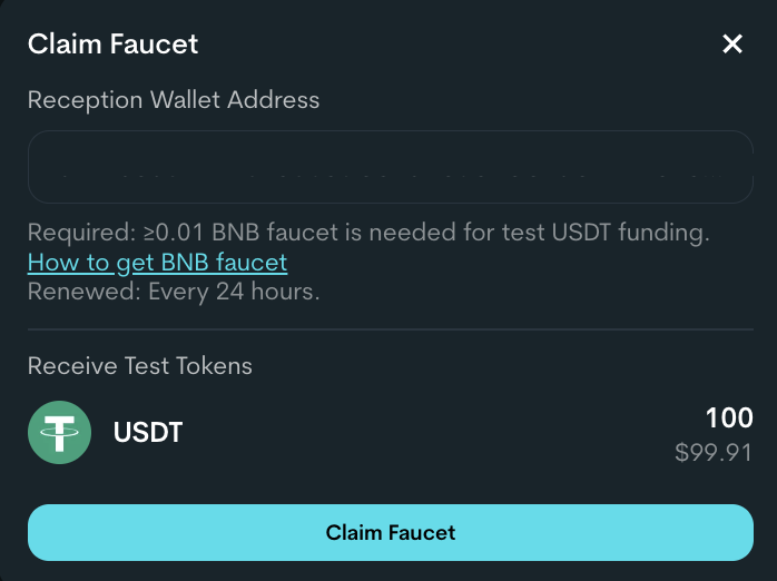 HertzFlow Claim Faucet 領取 USDT